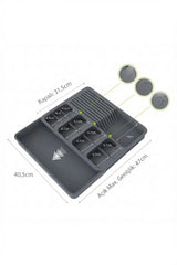 Genişleyebilir Kaşıklık & Bıçaklık Seti – Çekmece İçi Ayarlanabilir Kaşıklık "Gri"