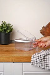 Şeffaf Erzak Kabı 1,1 Lt – Hava Geçirmez ve Kapaklı Saklama Kabı