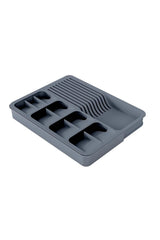 Genişleyebilir Kaşıklık & Bıçaklık Seti – Çekmece İçi Ayarlanabilir Kaşıklık "Gri"