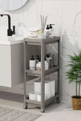 3 Katlı Banyo Raf Ünitesi, Banyo Düzenleyici, Şampuanlık, Havluluk, Dolap, Mutfak Rafı, Deterjanlık