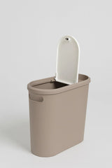 10 Litre Modern Tasarım Çöp Kovası – Banyo, Ofis, Mutfak İçin Hijyenik & Pratik Atık Kutusu, Gri