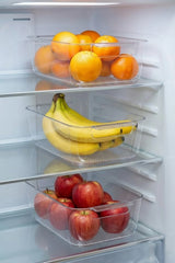 Buzdolabı Raf Düzenleyici Organizer 2,4 Lt – Şeffaf Saklama Kabı 3’lü Set