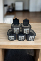 Erzak Saklama Kabı 1.3 lt, Antrasit, 5'li Set