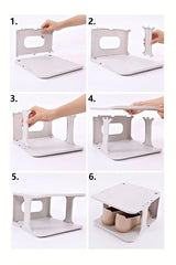 5 Katlı Portatif Ayakkabılık, Ayakkabı Standı, Ayakkabı Düzenleyici Raf