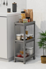 3 Katlı Banyo Raf Ünitesi, Banyo Düzenleyici, Şampuanlık, Havluluk, Dolap, Mutfak Rafı, Deterjanlık