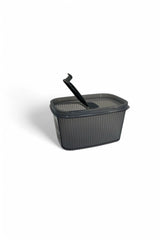 Erzak Kabı 1,3 lt - Antrasit, Kapaklı Saklama Kabı