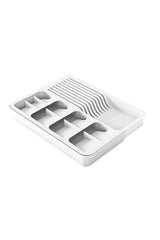 Genişleyebilir Kaşıklık & Bıçaklık Seti – Çekmece İçi Ayarlanabilir Kaşıklık "Beyaz"