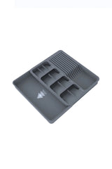 Genişleyebilir Kaşıklık & Bıçaklık Seti – Çekmece İçi Ayarlanabilir Kaşıklık "Gri"