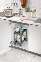 Tezgah Altı Tekerlekli Raf Ünitesi, Antrasit