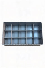 15 Bölmeli Çok Amaçlı Organizer, 18 x 29,5 cm "Kahve"