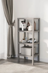 Ombeg Dekoratif 4 Katlı Plastik Çok Amaçlı Banyo Düzenleyici Saksılık Kitaplık Antrasit