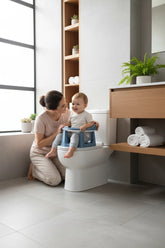 Kaydırmaz Tabanlı Bebek Oturağı, Bebek Banyo Oturağı, Mavi