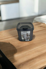 Erzak Kabı 1,3 lt - Antrasit, Kapaklı Saklama Kabı