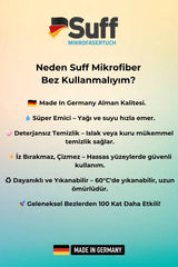 Manolya Mikrofiber Yüzey Temizlik Bezi, 40 X 40 Cm, 1 Adet