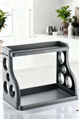 Tezgah Üstü Çok Amaçlı Elegance Organizer, Tezgah Düzenleyici, Antrasit