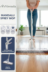 Mandallı Sprey Mop 360° Döner Başlıklı Su Hazneli Püskürtmeli Paspas