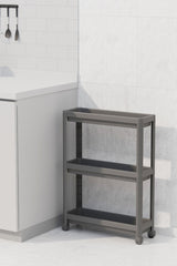 3 Katlı Tekerlekli Slim Raf Ünitesi, Mutfak Rafı, Banyo Rafı