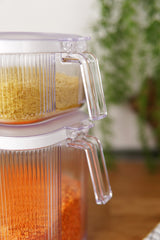 4'lü Çok Amaçlı Erzak ve Bakliyat Saklama Kabı Seti (2 x 2.5 Lt, 2 x 1.1 Lt)