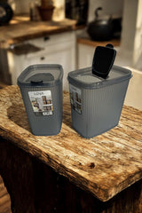 Erzak Saklama Kabı 2.5 lt, Antrasit, 2'li Set