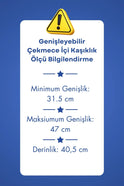 Genişleyebilir Kaşıklık & Bıçaklık Seti – Çekmece İçi Ayarlanabilir Kaşıklık "Beyaz"
