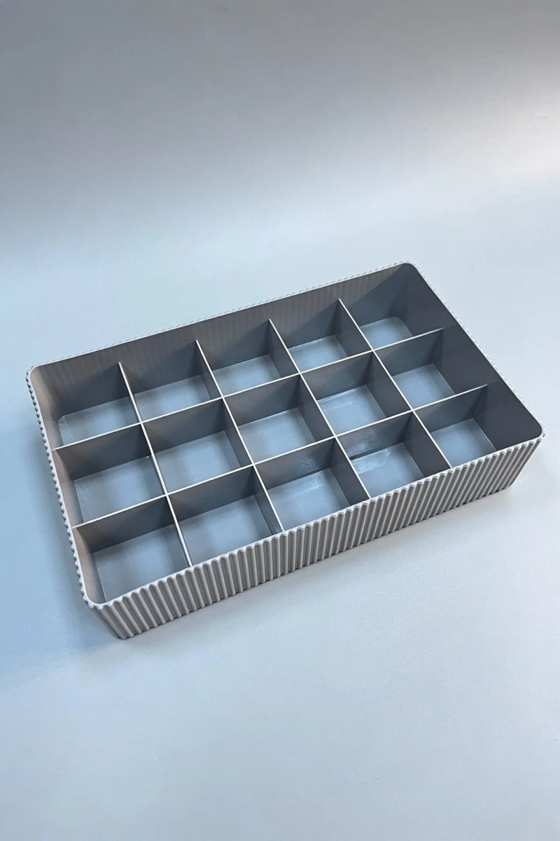 15 Bölmeli Çok Amaçlı Organizer, 18 x 29,5 cm "Kahve"