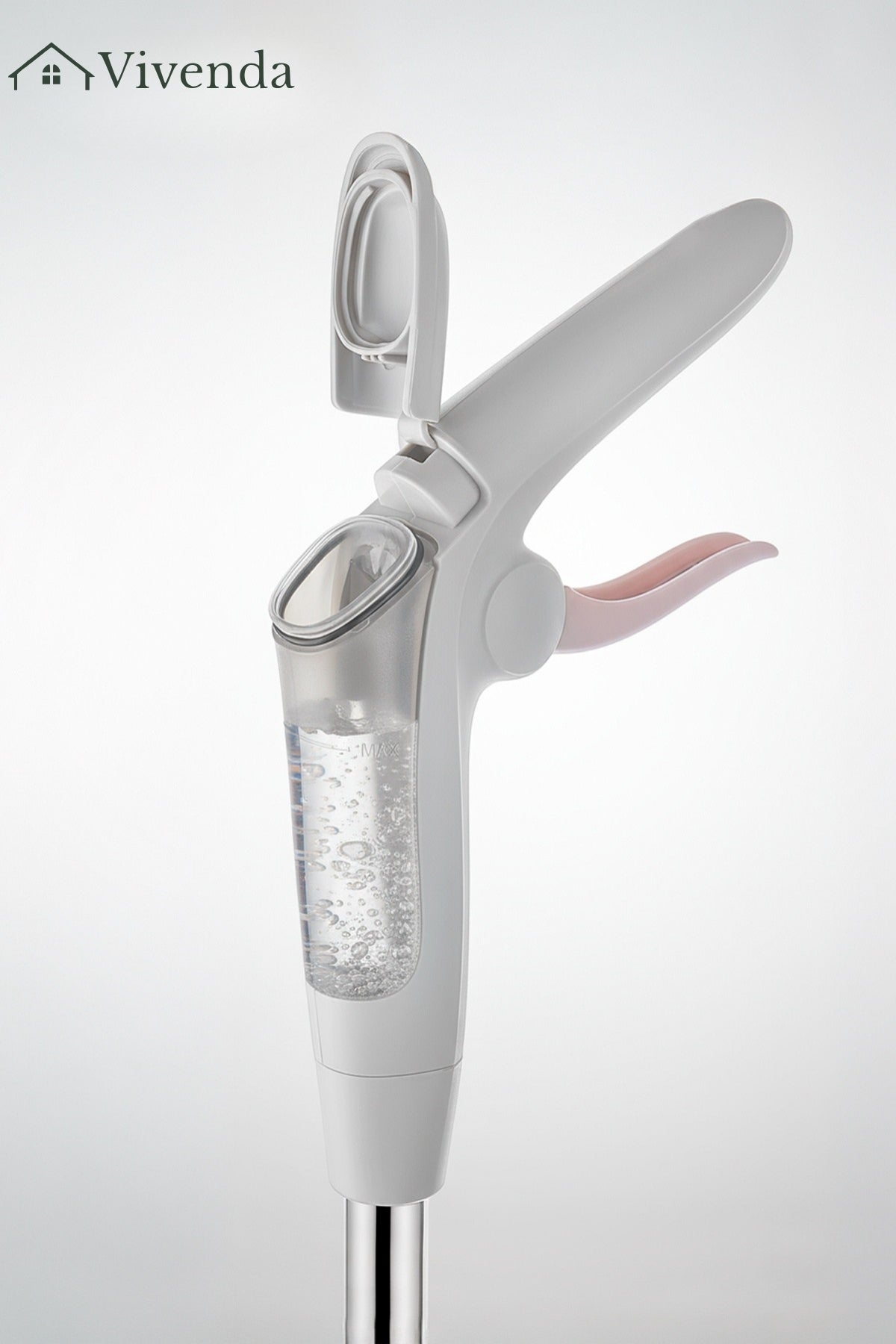 Mandallı Sprey Mop 360° Döner Başlıklı Su Hazneli Püskürtmeli Paspas