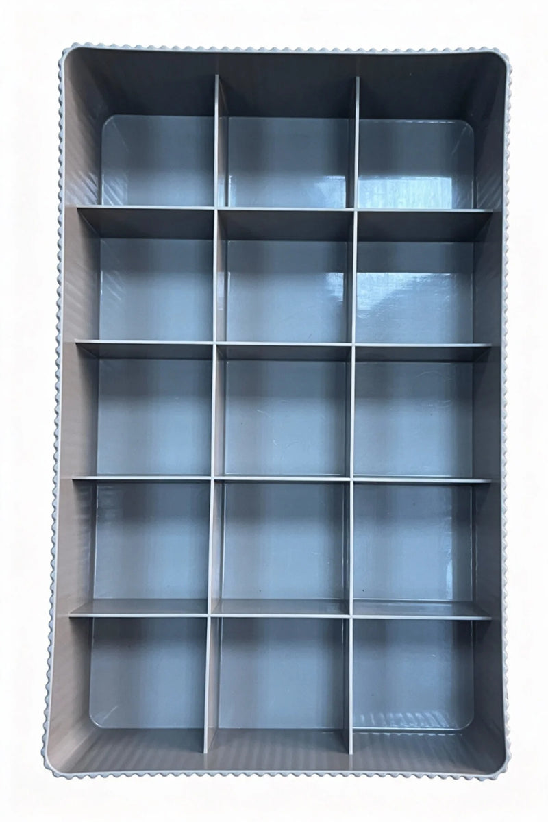 15 Bölmeli Çok Amaçlı Organizer, 18 x 29,5 cm "Kahve"