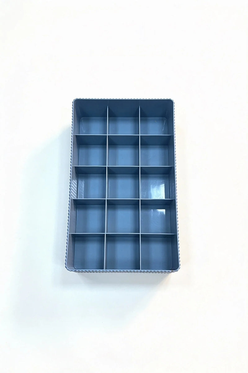 15 Bölmeli Çok Amaçlı Organizer, 18 x 29,5 cm "Gri"