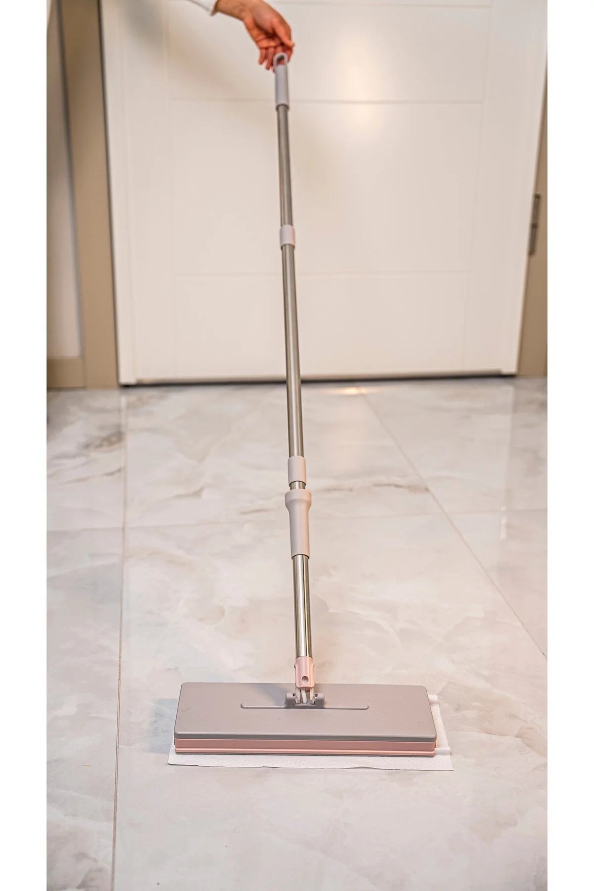 Click Mop Tembel Mop Tüm Bezlerle Uyumlu Otomatik Mop Yüzey Temizlik Havlusu Kullan At Bezler İçin