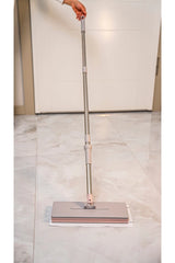 Click Mop Tembel Mop Tüm Bezlerle Uyumlu Otomatik Mop Yüzey Temizlik Havlusu Kullan At Bezler İçin