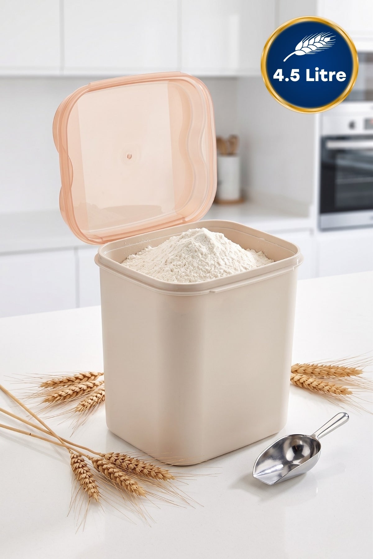 4.5 Litre Un ve Erzak Saklama Kabı Seti