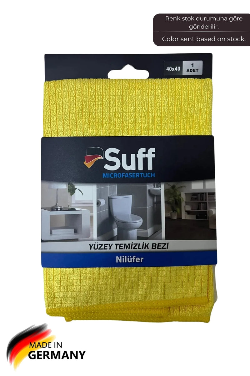 Nilüfer Damalı Mikrofiber Yüzey Temizlik Bezi 40 X 40 Cm