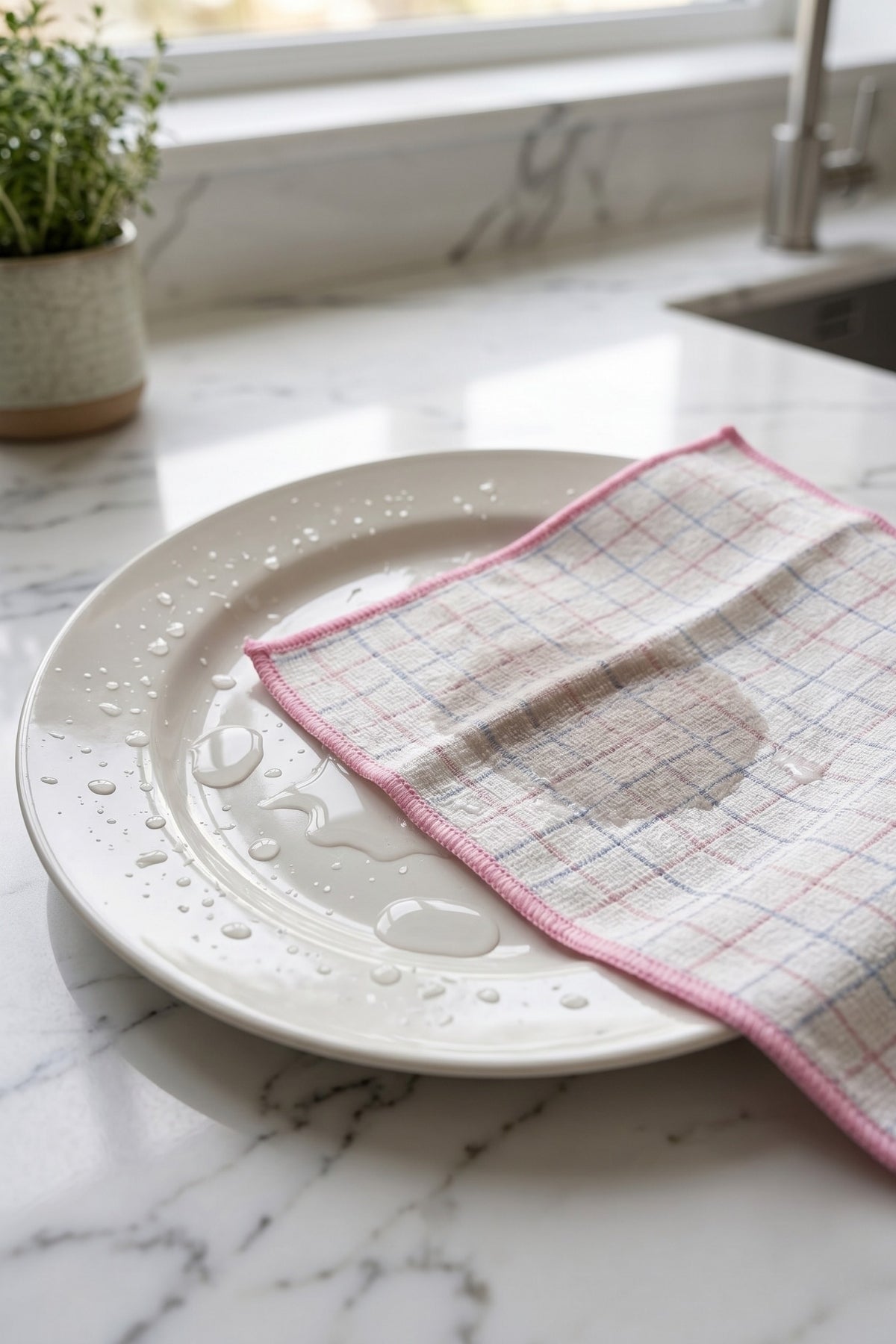 3'lü Set 40x40 cm Bulaşık Kurulama Bezi –  Yüksek Emici Mutfak Havlusu Bardak Tabak Kurulama