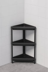 Üçgen Banyo Köşe Rafı, Şampuanlık, Banyo Organizeri, Üçgen Raf Ünitesi