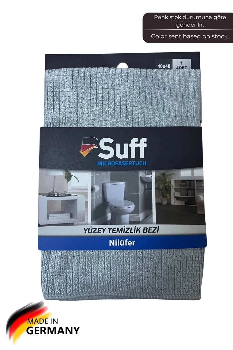 Nilüfer Damalı Mikrofiber Yüzey Temizlik Bezi 40 X 40 Cm