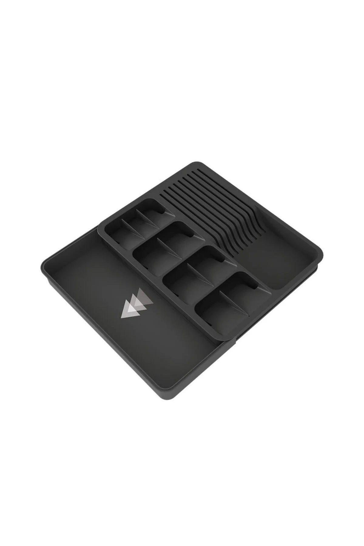 Genişleyebilir Kaşıklık & Bıçaklık Seti – Çekmece İçi Ayarlanabilir Kaşıklık "Antrasit"