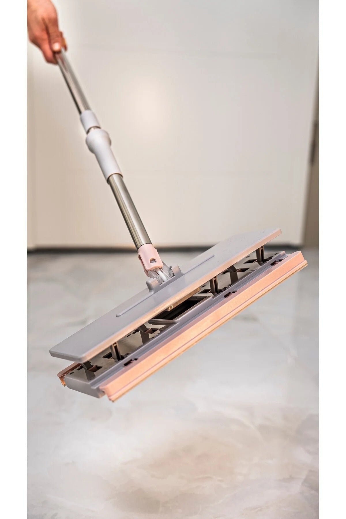 Click Mop Tembel Mop Tüm Bezlerle Uyumlu Otomatik Mop Yüzey Temizlik Havlusu Kullan At Bezler İçin