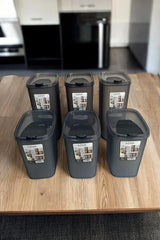 Shell Erzak Kabı 2500 ml x 3, Shell Erzak Kabı 4000 ml x 3, Antrasit 6'lı Set