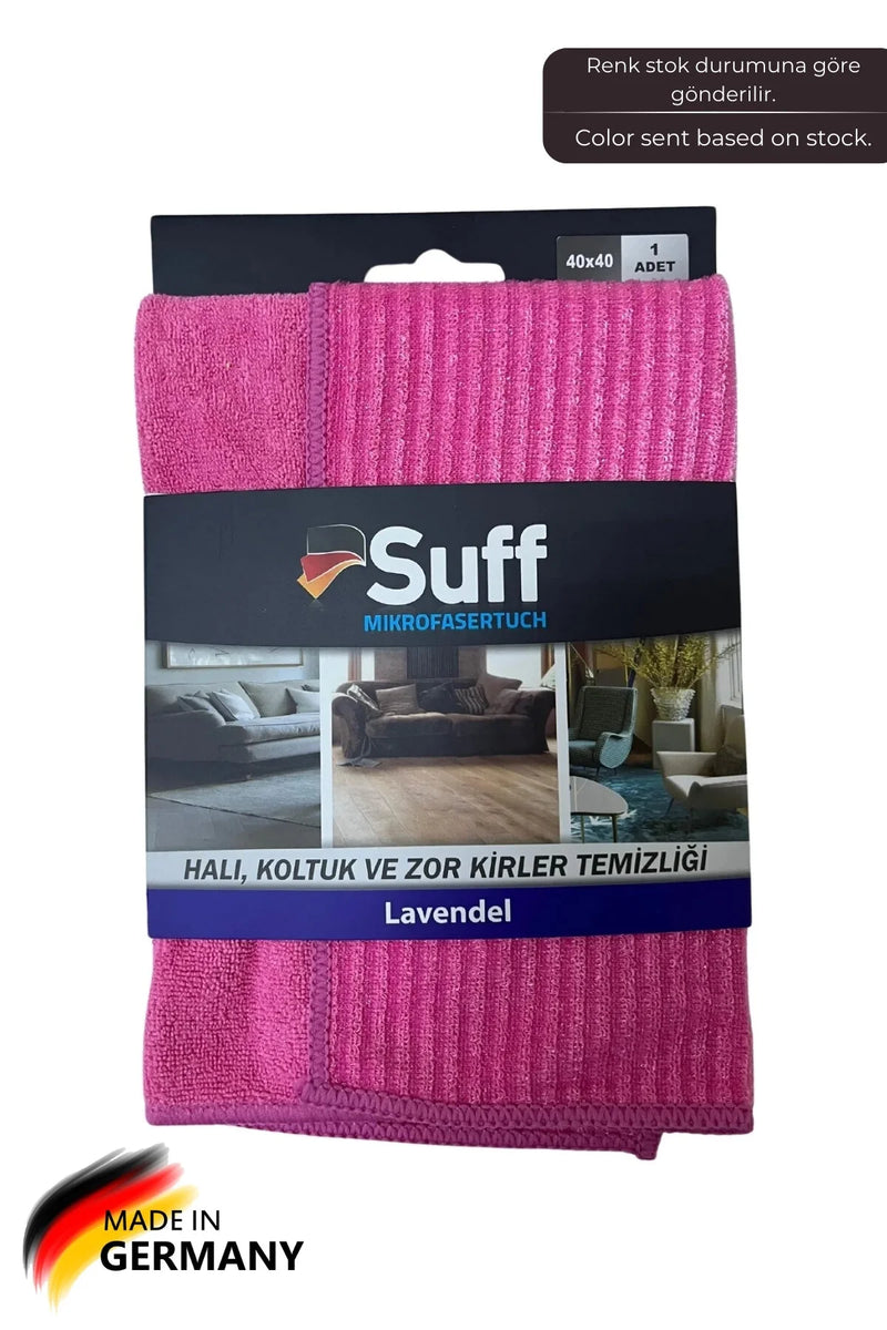 Lavanta Mikrofiber Halı, Koltuk Ve Zor Kirler Temizlik 40 X 40 Cm, 1 Adet