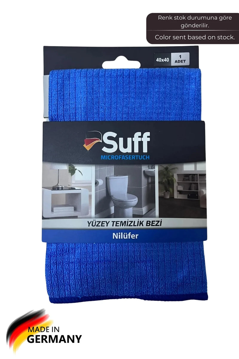 Nilüfer Damalı Mikrofiber Yüzey Temizlik Bezi 40 X 40 Cm