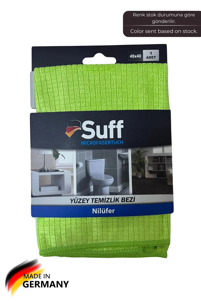 Nilüfer Damalı Mikrofiber Yüzey Temizlik Bezi 40 X 40 Cm