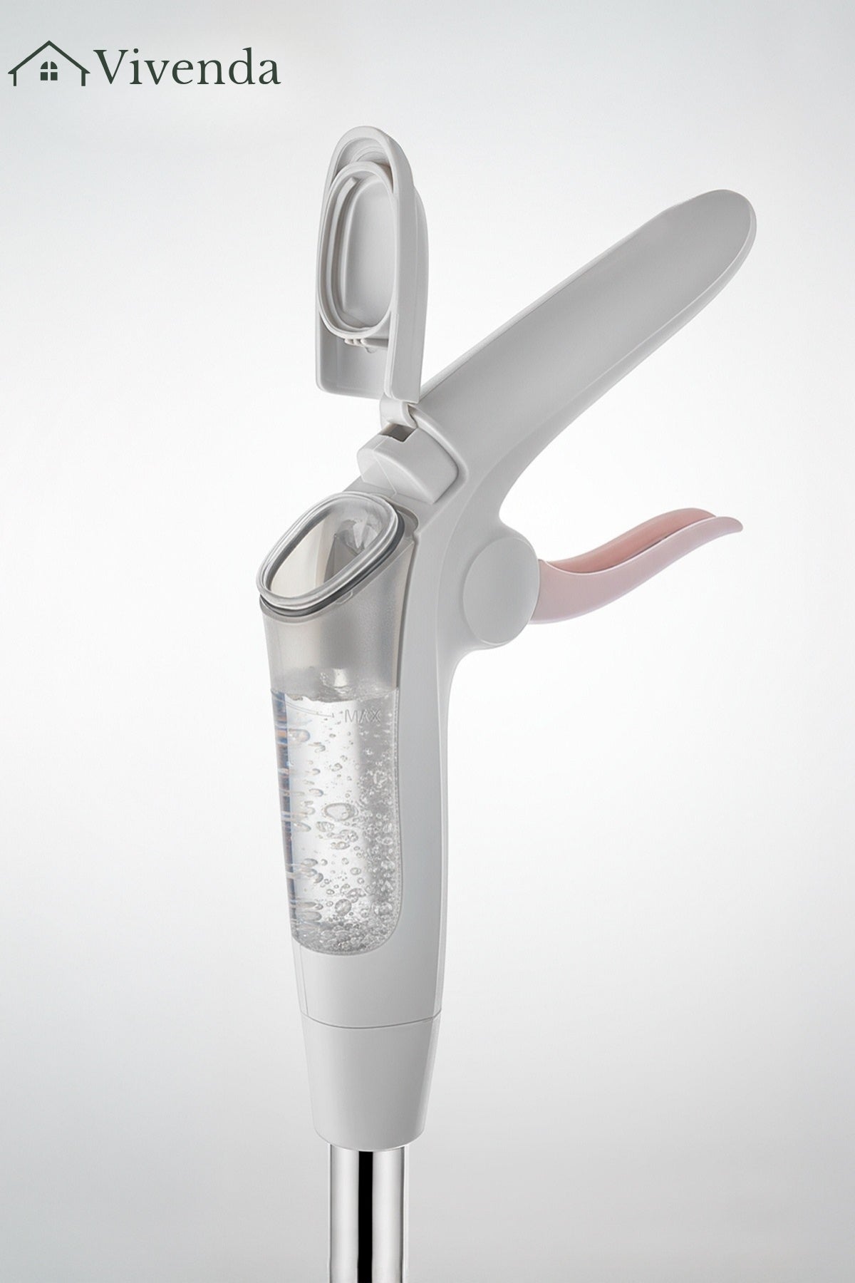 Mandallı Sprey Mop 360° Döner Başlıklı Su Hazneli Püskürtmeli Paspas